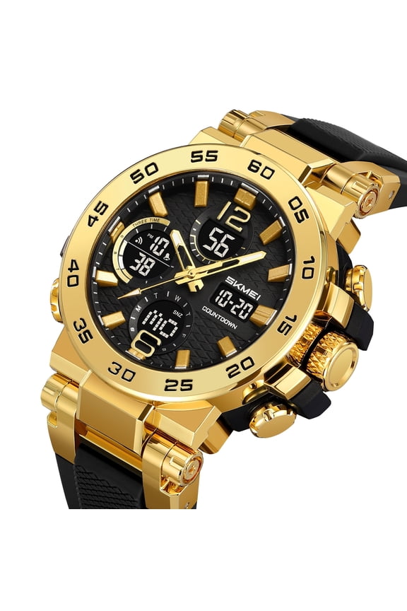 Men's Multi-Function Tactical Watch - Waterproof Military Sports LED, Alarm, Stopwatch