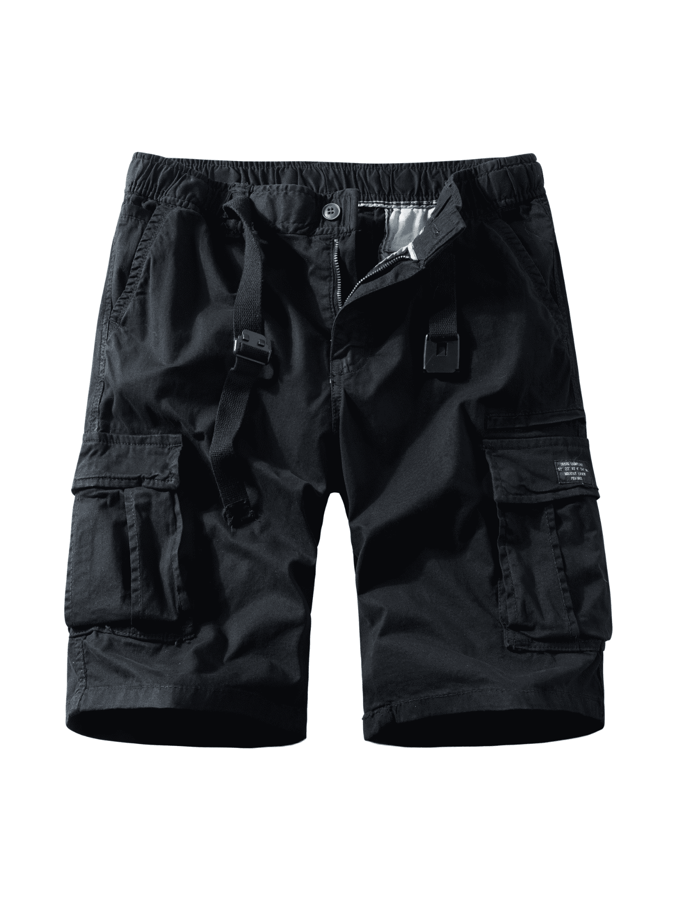 Men's Multi Pocket Cargo Shorts with Belt Classic Cargo Stretch Short ...