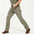 thumbnail image 1 of Men's Multi-Pocket Cargo Work Pants Relaxed Fit Stretch Outdoor Straight Leg Trousers, 1 of 9