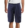 thumbnail image 1 of Men's Multi Pocket Cotton Regular Fit Embroidered Casual Fashion Cargo Shorts (Navy, 32), 1 of 3