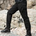 thumbnail image 1 of Men's Multi-Pocket Outdoor Cargo Pants Stretch Straight Leg Daily Casual Wear, 1 of 9