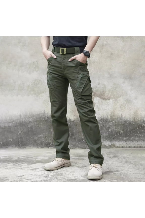 Men's Multi-Pocket Ripstop Pants Tactical Cargo Work Outdoor Combat Pants