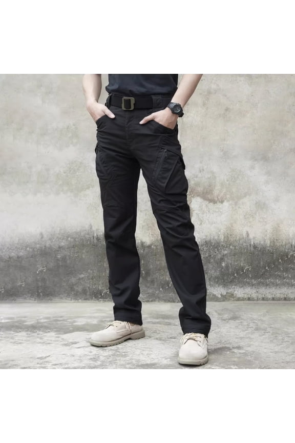 Men's Multi-Pocket Ripstop Pants Tactical Cargo Work Outdoor Combat Pants