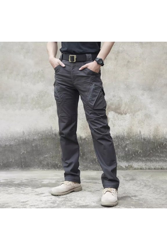 Men's Multi-Pocket Ripstop Pants Tactical Cargo Work Outdoor Combat Pants