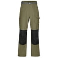 thumbnail image 1 of Men's Multi Pocket Work Cargo Pants, Stretch Lightweight Outdoor Hiking Pants Gray Green L, 1 of 8