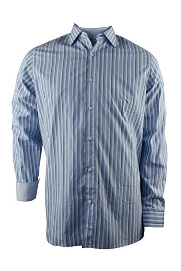 Men's Multi Striped Oxford Shirt-B-S