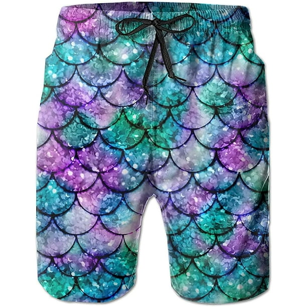 Mermaid swim shorts on sale