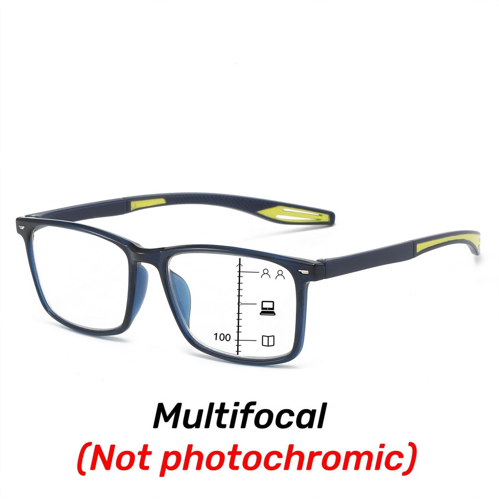 Men's Multifocal Farsighted Glasses Women Men Photochromic Presbyopia