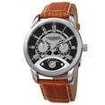 thumbnail image 1 of Men's Multifunction Step Dial Leather Brown Strap Watch, 1 of 7