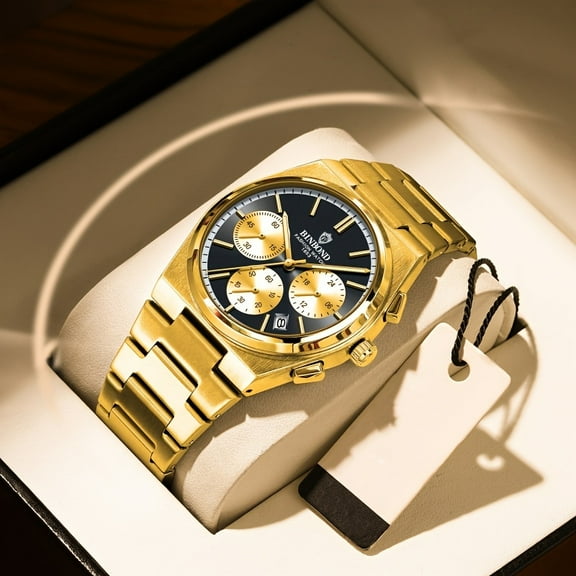 Men's Multifunctional Luminous Business Fashion Wrist Watch, Wrist Accessories for Exquisite Men, Fashion Timepiece for Daily Wear