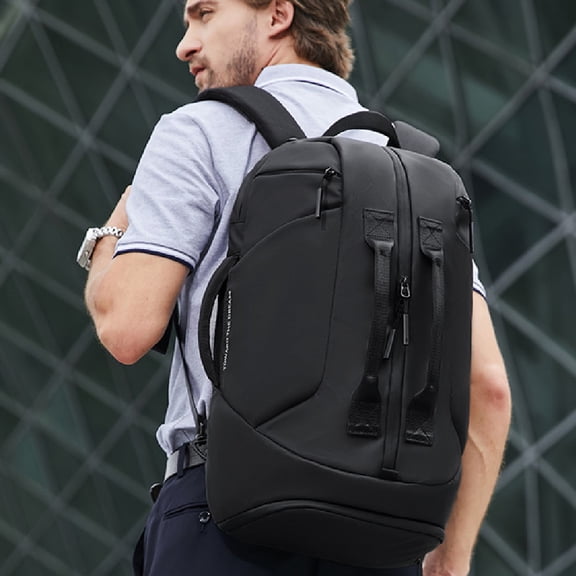 Men's Multifunctional Oxford Cloth Business Backpack,19 Inches