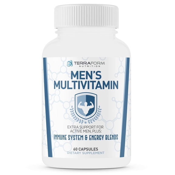 Mens Multivitamin  Daily Support for Mens Nutritional Needs  60 Capsules
