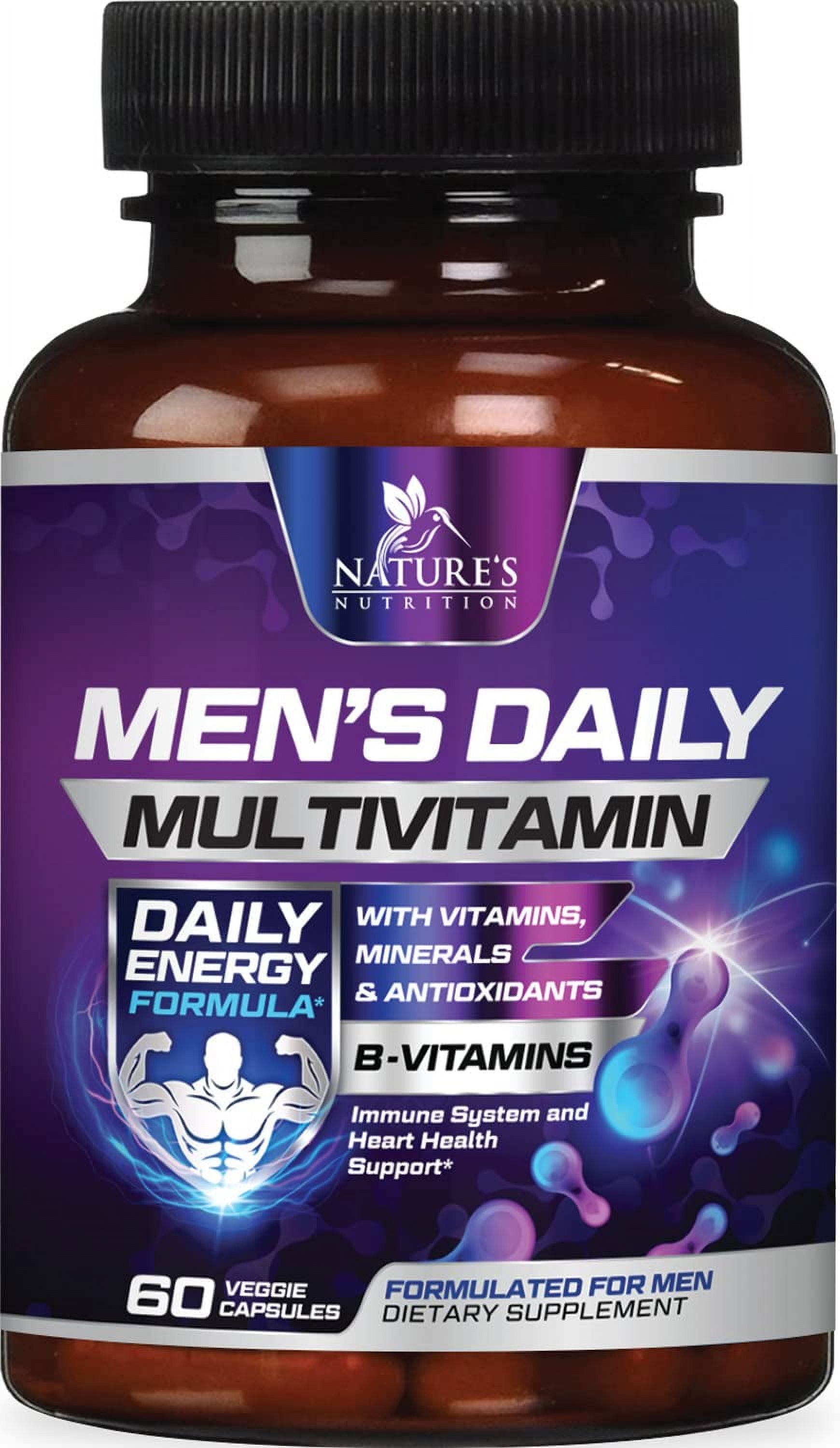 Men’s Multivitamin Supplement Daily Mens Multivitamins Supplement for Health Support