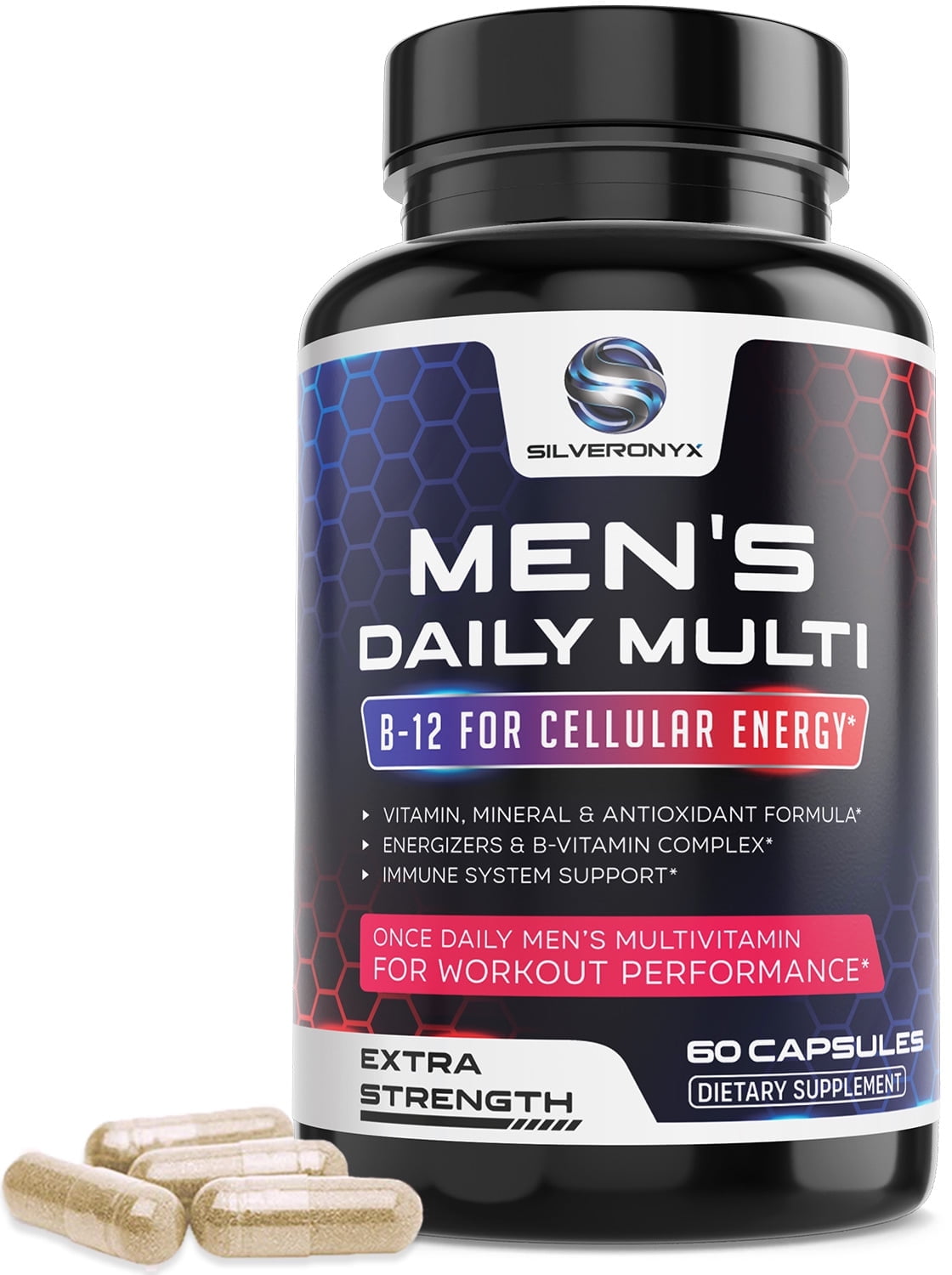 Men’s Multivitamin, Supplement with Vitamin A, C, D, E & Zinc Immune