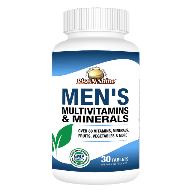 Men's Multivitamins & Mineral Supplement, Chromium, Potassium, Magnesium, 30 Ct