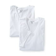 Men's Munsingwear mw52X Big Man 100% Cotton V-Neck Shirt - 2 Pack (White 3XL)