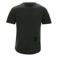 thumbnail image 1 of Men's Muscle Fit Gym T-Shirt Raglan Sleeve Bodybuilding Workout Tee Fashion Hipster Athletic Shirt Comfortable Breathable Training Top Men's Tops T-Shirt Casual Crew Neck Loose, 1 of 5