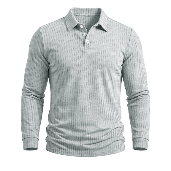 Men's Muscle Golf Shirts Short Sleeve Casual Wrok T- Shirts Slim Fit Stretch Ribbed Knit Tops