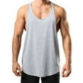 thumbnail image 1 of Men's Muscle Gym Workout Stringer Tank Tops Cut Open Sides Bodybuilding Tanks Trendy Gym Workout Stringer T-Shirt, 1 of 2