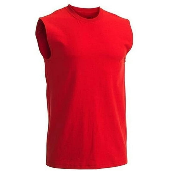 Men's Muscle T-Shirt with Rib Trim