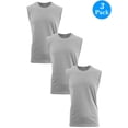 thumbnail image 1 of Men's Muscle Tank T-Shirt Upto 5XL (3-PACK), 1 of 2