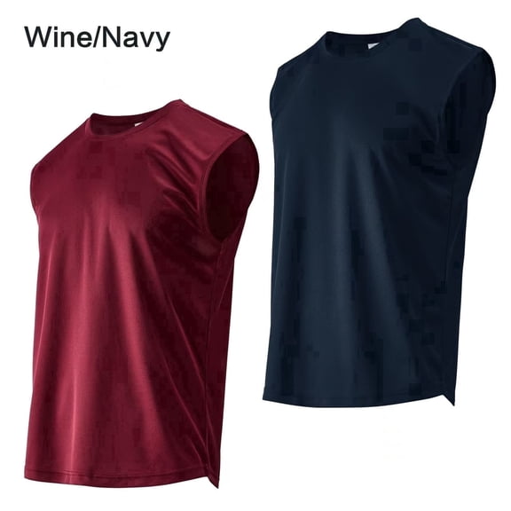 Men's Muscle Tank Tops, Breathable Sleeveless Shirts for Running, Gym & Daily Wear
