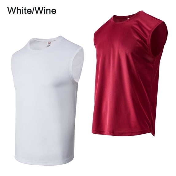 Men's Muscle Tank Tops, Breathable Sleeveless Shirts for Running, Gym & Daily Wear