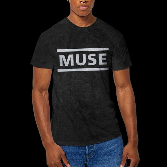 Men's Muse Logo (Dip-Dye) Tie Dye T-shirt Small Black