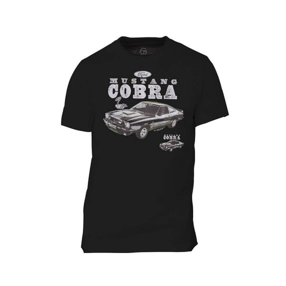 Men's Mustang Cobra Short-Sleeve T-Shirt - Black - Large