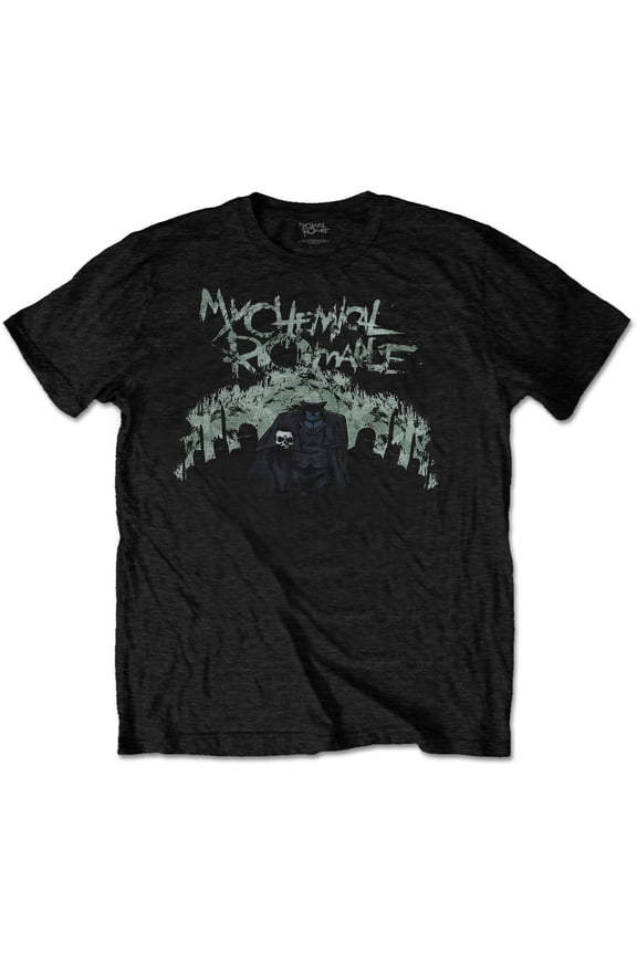 Men's My Chemical Romance Knight Procession Slim Fit T-shirt XX-Large Black