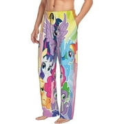 CPFUYMI Men's My Lit-tle Pony Pajama Pants Pjs Bottoms with Pockets Sleep Lounge Pants for Men