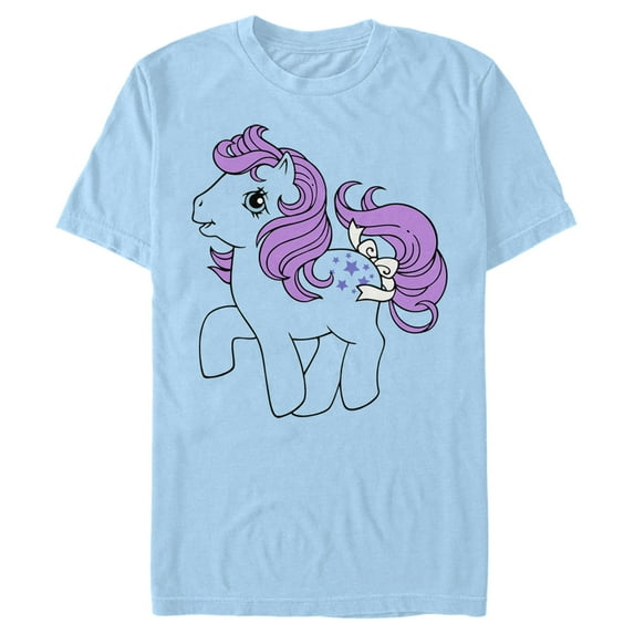 Men's My Little Pony Belle Cutie Mark Graphic Tee Light Blue Medium