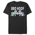 thumbnail image 1 of Men's My Little Pony Bro Hoof Greeting Graphic Tee Black Medium, 1 of 4
