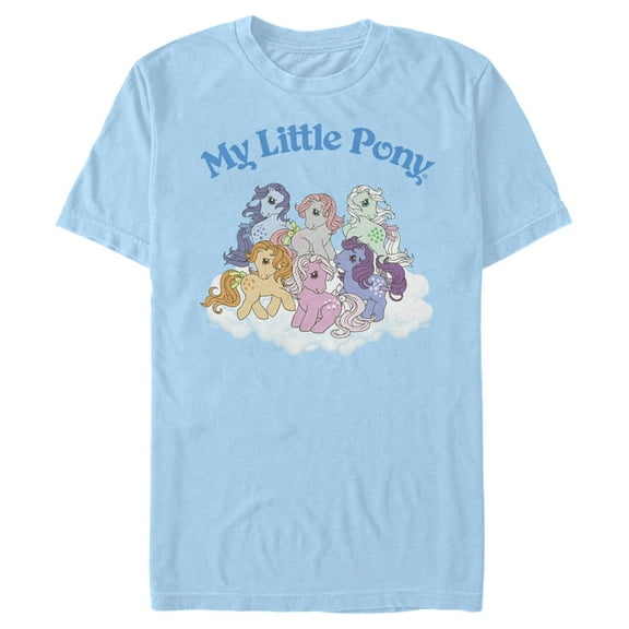 Men's My Little Pony Favorite Original 6  Graphic Tee Light Blue Large