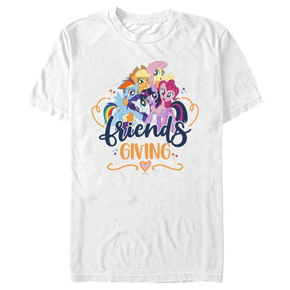 Men's My Little Pony: Friendship is Magic Friendsgiving  Graphic T-Shirt