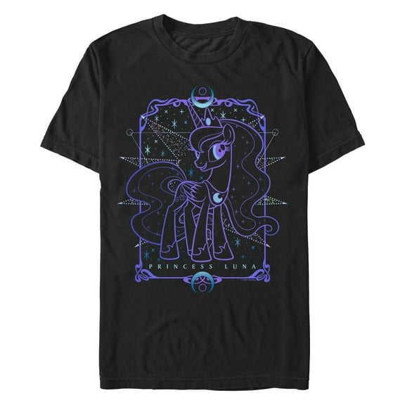 Men's My Little Pony Princess Luna Tarot Card  Graphic T-Shirt