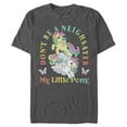thumbnail image 1 of Men's My Little Pony Rainbow Neighsayer Graphic Tee Charcoal Heather Small, 1 of 4