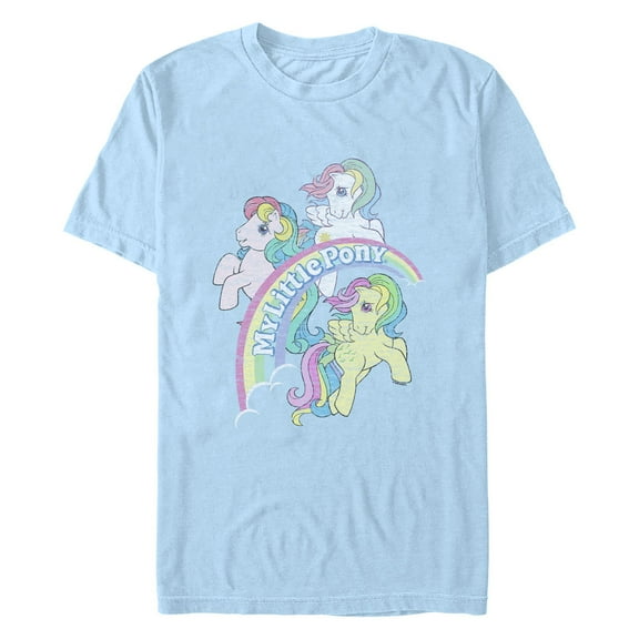 Men's My Little Pony Retro Rainbow  Graphic T-Shirt