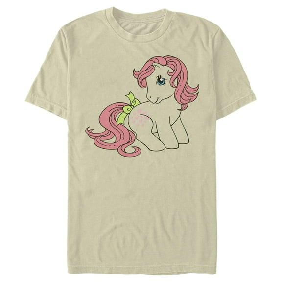Men's My Little Pony Snuzzle Cutie Mark  Graphic Tee Beige Small