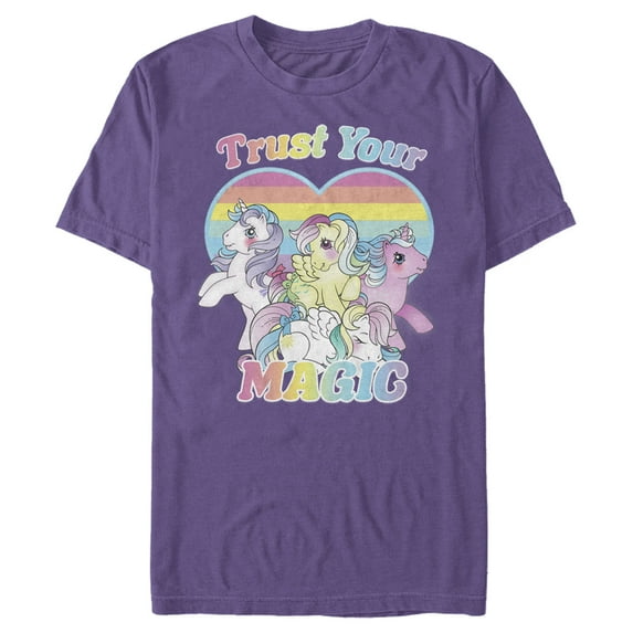 Men's My Little Pony Trust Your Magic Graphic Tee Purple Medium