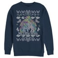 thumbnail image 1 of Men's My Little Pony Ugly Christmas Friends  Sweatshirt Navy Blue 3X Large, 1 of 3