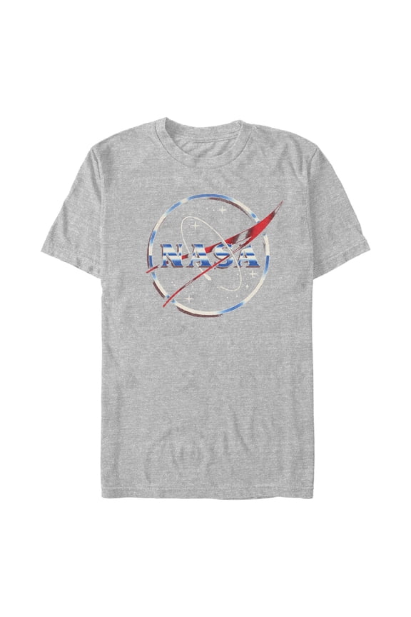 Men's NASA 80s Space Station Logo Graphic T-Shirt