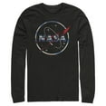 thumbnail image 1 of Men's NASA 80s Space Station Logo  Long Sleeve Shirt Black Large, 1 of 3