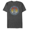 thumbnail image 1 of Men's NASA Aeronautics Space Administration Graphic Tee Charcoal Heather 2X Large, 1 of 4