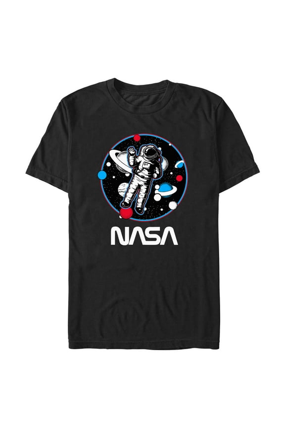 Men's NASA Astronaut Circle  Graphic T-Shirt