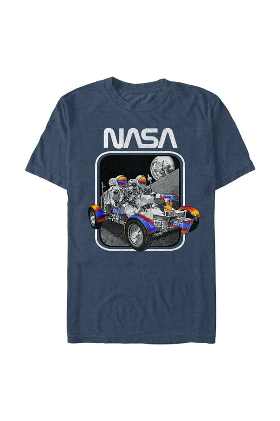 Men's NASA Astronaut Duo Space Exploration Vehicle  Graphic T-Shirt