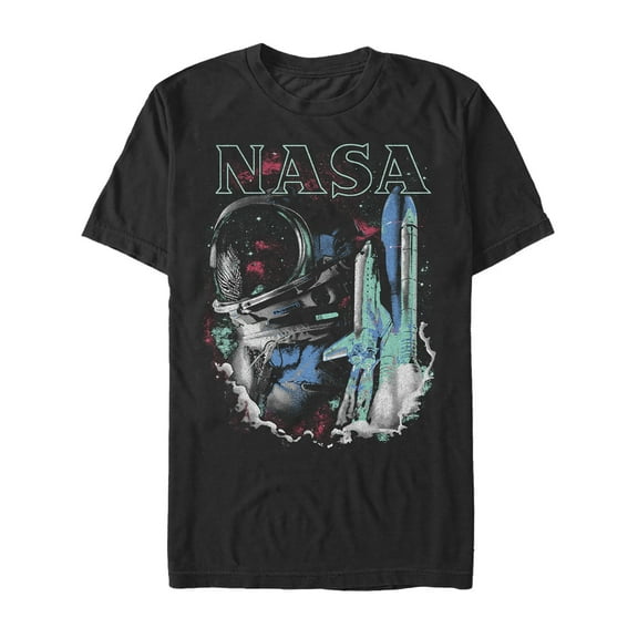 Men's NASA Astronaut's Memory Graphic Tee Black Large