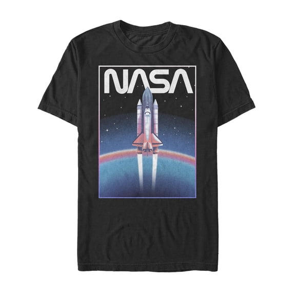 Men's NASA Atmospheric Journey Graphic Tee Black 2X Large