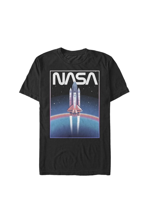 Men's NASA Atmospheric Journey  Graphic Tee Black X Large