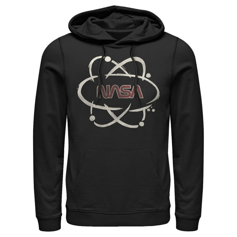 Nasa hoodie mens black discount